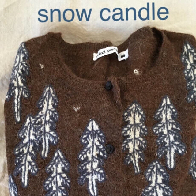 お値下げ◎美品◎ミナペルホネン スノーキャンドル snow candle