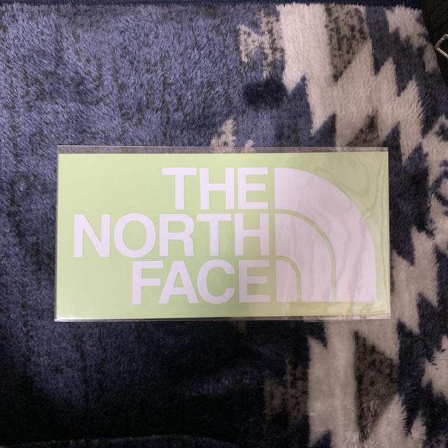 THE NORTH FACE(ザノースフェイス)のノースフェイスステッカー（白） 自動車/バイクのバイク(ステッカー)の商品写真