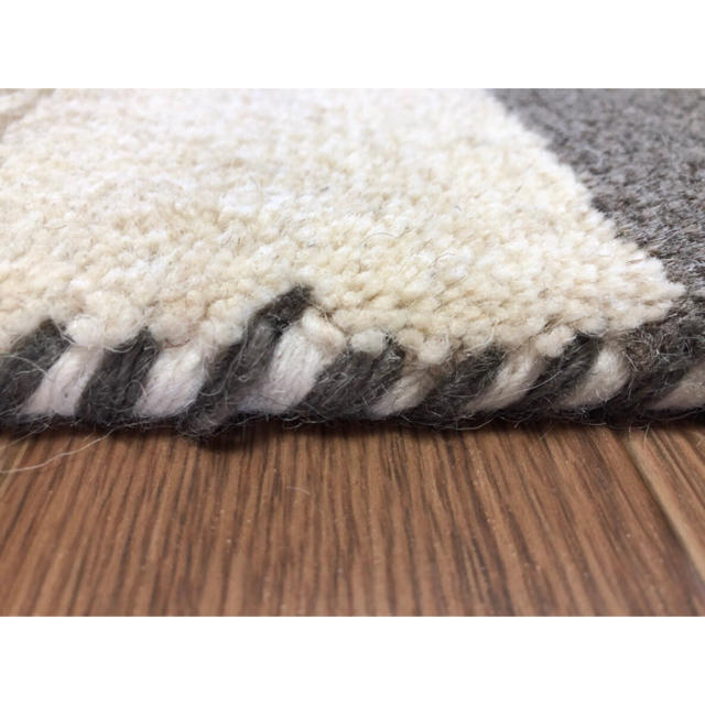 ウールギャベ 120×180cm 手織り新品未使用 ウールギャベ 120×180cm 手織り新品未使用