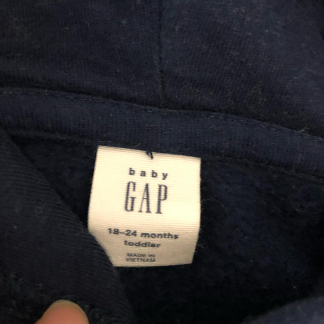 babyGAP(ベビーギャップ)のbaby gap パーカー キッズ/ベビー/マタニティのベビー服(~85cm)(トレーナー)の商品写真