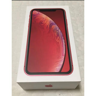 アイフォーン(iPhone)の　iPhone XR 64GB 新品未使用 赤 RED(スマートフォン本体)