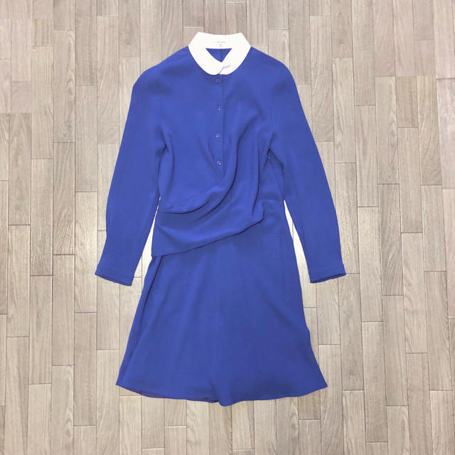 39cm身幅carven crepe shirt dress