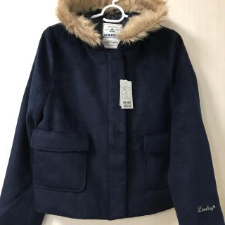 新品 Lindsay リンジィ アシンメトリー Aライン コート 150