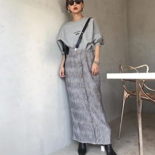 アメリヴィンテージ(Ameri VINTAGE)のアメリ ヴィンテージ CRINKLE NARROW SKIRT(ロングスカート)