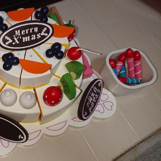 【美品中古】birthday cakeおもちゃ キッズ/ベビー/マタニティのおもちゃ(その他)の商品写真