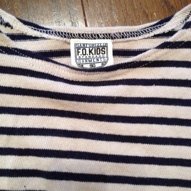 F.O.KIDS(エフオーキッズ)のボーダーワンピース90 キッズ/ベビー/マタニティのキッズ服女の子用(90cm~)(その他)の商品写真