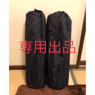 エアーマット  2点セット キャンプ  防災用 自動膨張(寝袋/寝具)