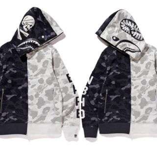 アベイシングエイプ(A BATHING APE)のAPE ネイバーフッド コラボパーカー サイズS(パーカー)