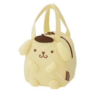 ポムポムプリン(ポムポムプリン)の新品 ポムポムプリン スエット素材 かばん ダイカットバッグ(キャラクターグッズ)