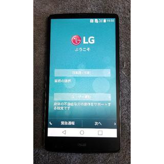 エルジーエレクトロニクス(LG Electronics)のLGV31 ISAI クロ　本体のみ(スマートフォン本体)