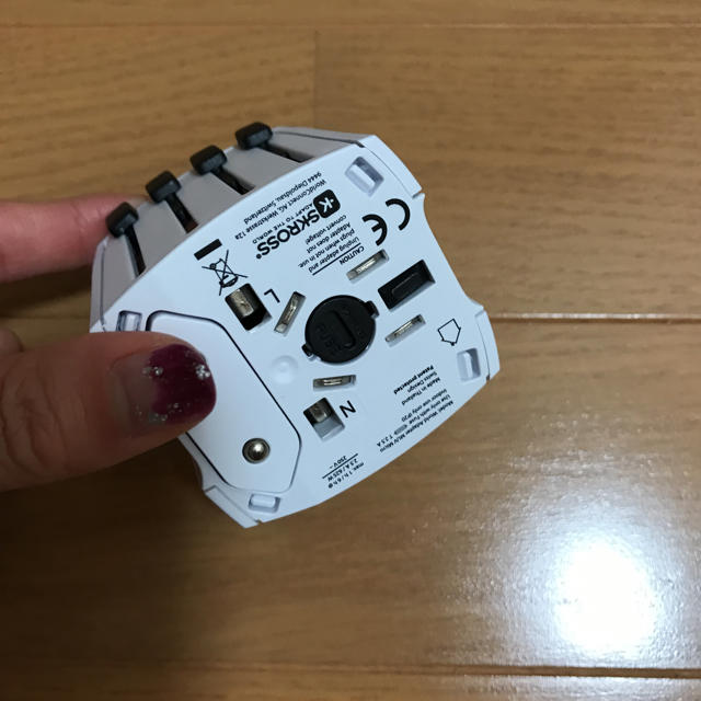 変換プラグ スマホ/家電/カメラの生活家電(変圧器/アダプター)の商品写真