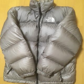 ザノースフェイス(THE NORTH FACE)のノースフエィスヌプシ  L   銀   7００フイル  値下げ(ダウンジャケット)