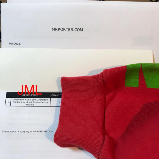 VETEMENTS OVERSIZED HOODIE S - パーカー