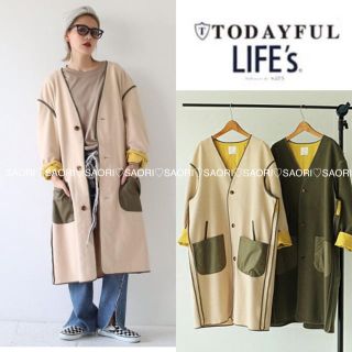 トゥデイフル(TODAYFUL)の TODAYFUL【未使用に近い】Military Liner Coat(ロングコート)