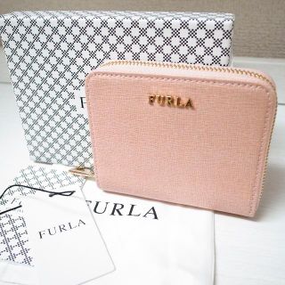 フルラ(Furla)の♪正規品♪未使用♪フルラ　折りたたみ財布　ピンク　レザー　バッグ　財布　小物(財布)