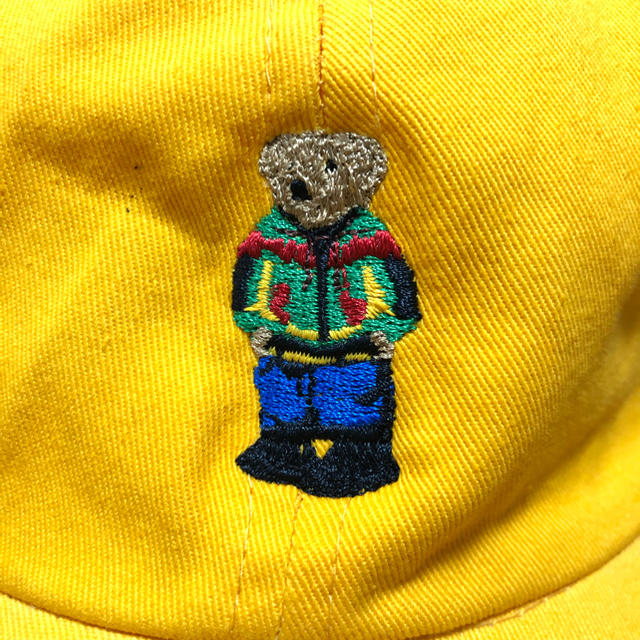 POLO RALPH LAUREN(ポロラルフローレン)の新品 originals ポロベアー 帽子 CAP キャップ 黄色 イエロー メンズの帽子(キャップ)の商品写真