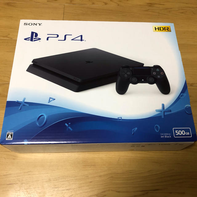 新品未開封》PlayStation4 500GB ジェット・ブラック 本体-