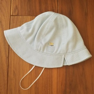 ファミリア(familiar)の美品 ファミリア 帽子 ブルー 49(帽子)