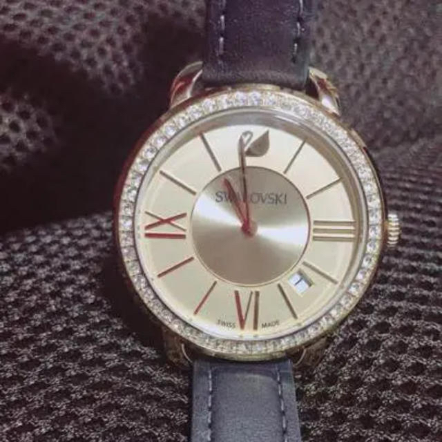 スワロフスキー SWAROVSKI 腕時計 クリスタルライン ピンクゴールド