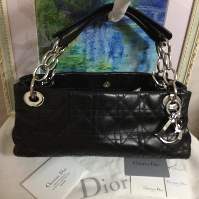 CHRISTIAN DIOR チェーントートバック(美品)