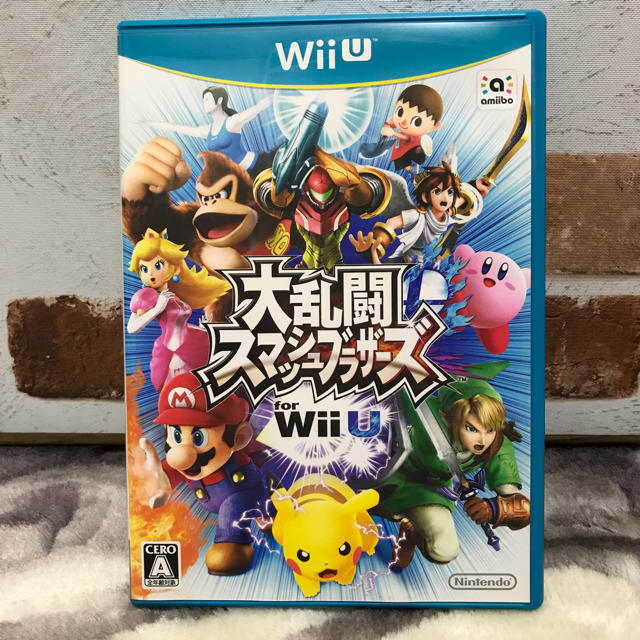 Wii U(ウィーユー)の大乱闘スマッシュブラザーズ (WiiU) エンタメ/ホビーのゲームソフト/ゲーム機本体(家庭用ゲームソフト)の商品写真