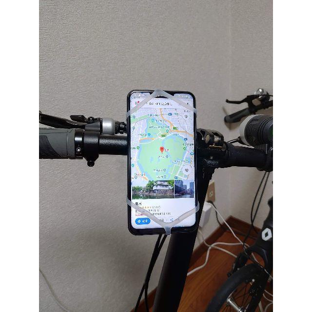 【まむし003】自転車用スマートフォンホルダー＠白赤青 スポーツ/アウトドアの自転車(その他)の商品写真