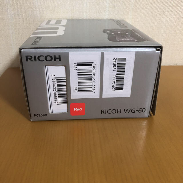 RICOH(リコー)のRICOH WG-60 RED スマホ/家電/カメラのカメラ(コンパクトデジタルカメラ)の商品写真