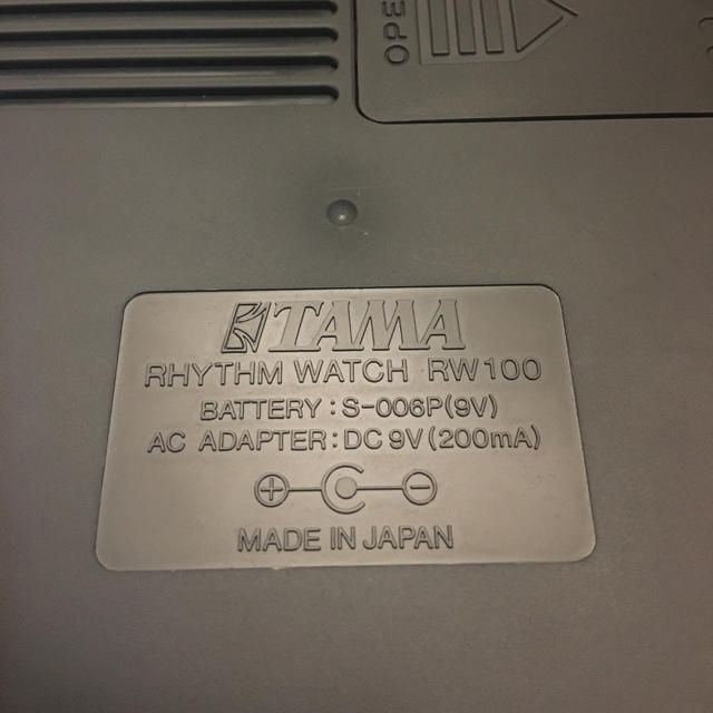 TAMA電子メトロノームused完動品☆動作確認済☆RW100 楽器の楽器 その他(その他)の商品写真