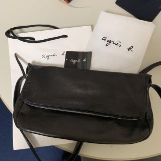 agnes b  バッグ　ショルダー　牛革