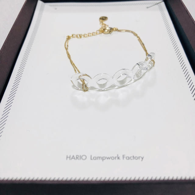 HARIO(ハリオ)のHARIO ハリオ ガラスブレスレット レディースのアクセサリー(ブレスレット/バングル)の商品写真