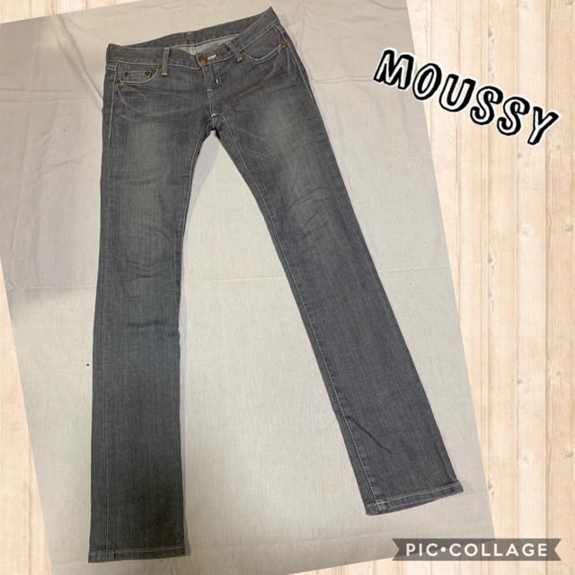 BLACK by moussy(ブラックバイマウジー)のBLACK by moussy デニムパンツ レディースのパンツ(デニム/ジーンズ)の商品写真