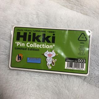 Hikki "Pin Collection" version no.003(ミュージシャン)