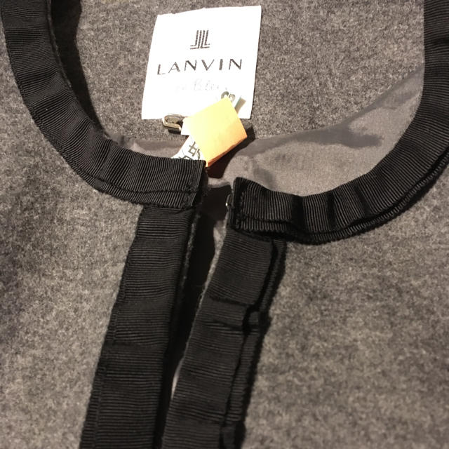 LANVIN en Bleu(ランバンオンブルー)の【ミッピーさま専用】ノーカラージャケット レディースのジャケット/アウター(ノーカラージャケット)の商品写真