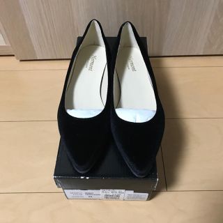 ダイアナ(DIANA)の新品 ベロアパンプス フラットシューズ(バレエシューズ)