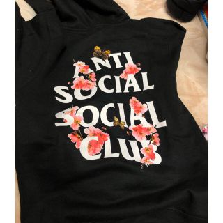 アンチ(ANTI)のASSC Anti social social club パーカー xsmall(パーカー)