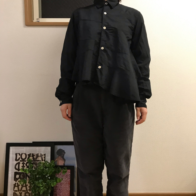 コム・デ・ギャルソン アシンメトリーシャツ