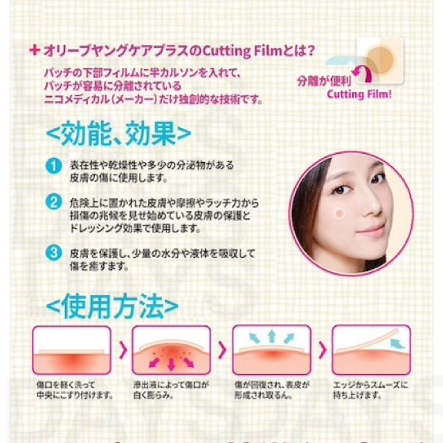 ニキビパッチ コスメ/美容のスキンケア/基礎化粧品(パック/フェイスマスク)の商品写真
