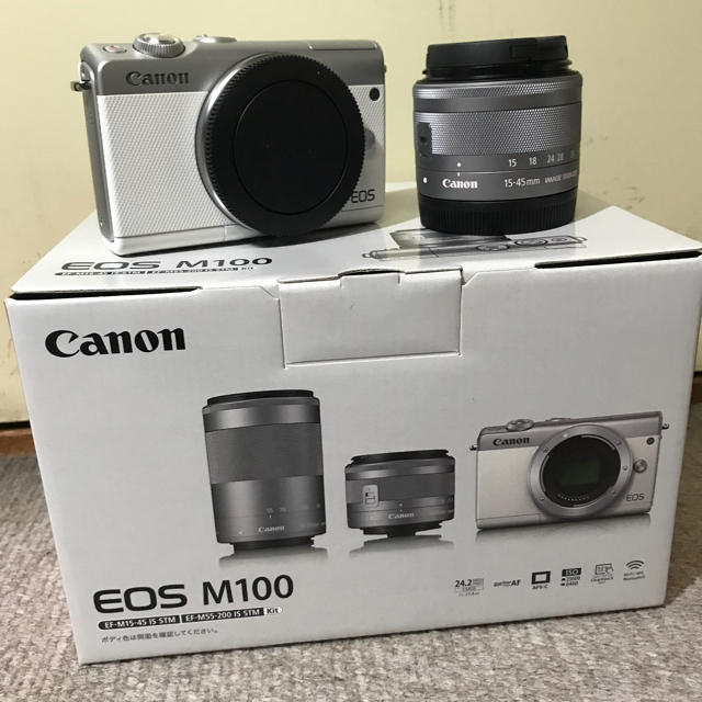 ☆新品未使用☆ EOS M100 15-45mm レンズセット