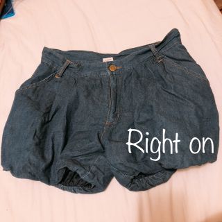 ライトオン(Right-on)のライトオン レディース  キッズ  ショートパンツ ホットパンツ デニム 美脚(ショートパンツ)