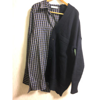 コムデギャルソン(COMME des GARCONS)のDelada  half knit shirt シャツ カーディガン(シャツ)