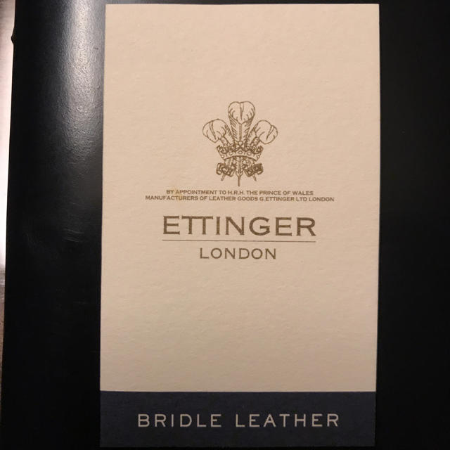 ETTINGER(エッティンガー)のエッティンガー長財布 ネイビー メンズのファッション小物(長財布)の商品写真