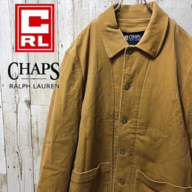 CHAPS チャップス コーデュロイ ジャケット ハーフコート M