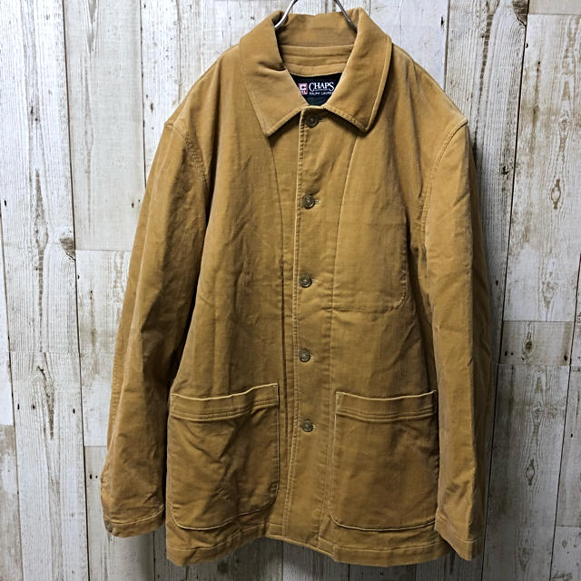 CHAPS(チャップス)の古着 CHAPS チャップス コーデュロイ ジャケット ハーフコート M メンズのジャケット/アウター(テーラードジャケット)の商品写真