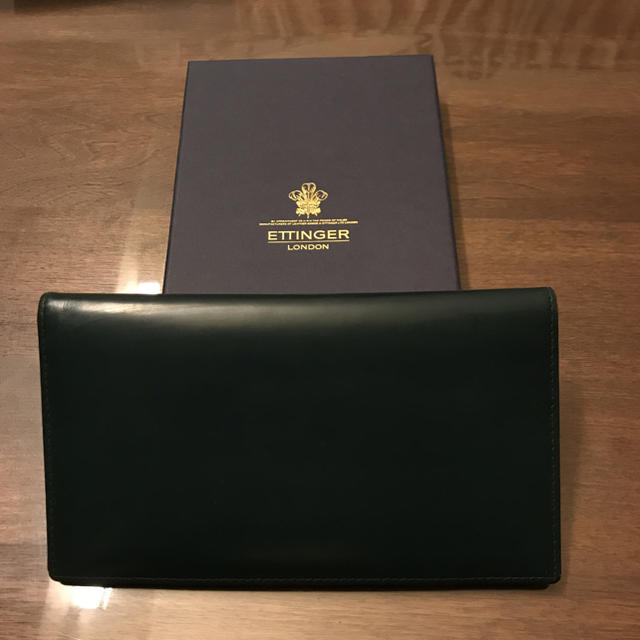 エッティンガー 長財布 グリーン-