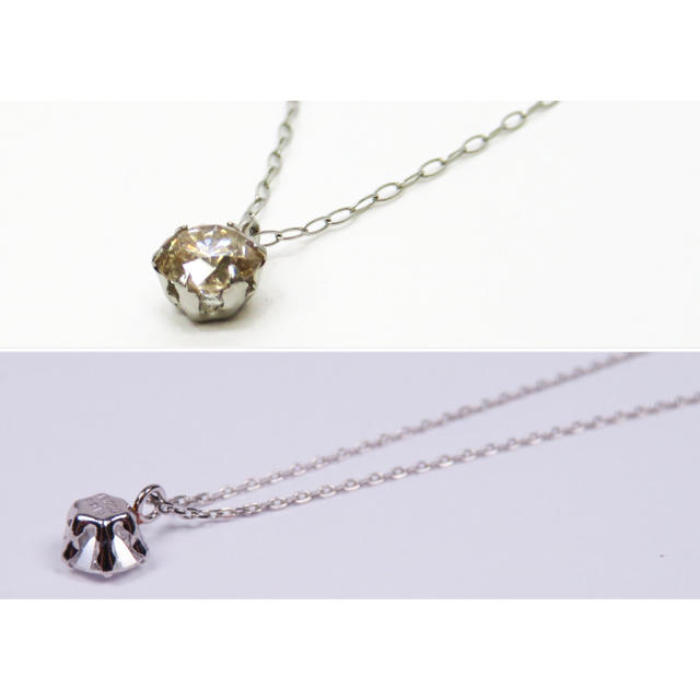 お値下げ♡プラチナ ダイヤモンドネックレス♡0.1ct Ptダイヤネックレス レディースのアクセサリー(ネックレス)の商品写真