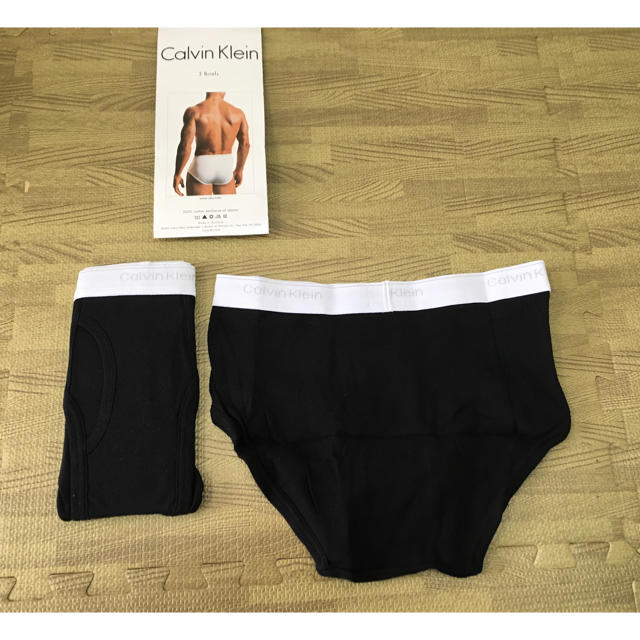 Calvin Klein(カルバンクライン)のCalvin Klein カルバンクライン ブリーフ 黒 2枚セット メンズのアンダーウェア(その他)の商品写真