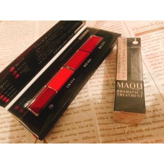 マキアージュ(MAQuillAGE)のマキアージュ リップトリートメント&口紅使用見本(リップケア/リップクリーム)