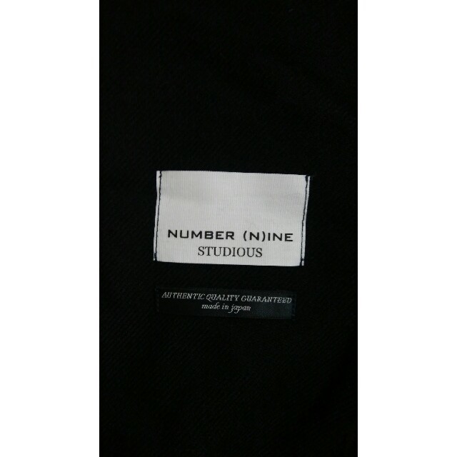 NUMBER (N)INE(ナンバーナイン)のNUMBER(N)INE×STUDIOUS 別注フリンジ付きストール 日本製 メンズのファッション小物(ストール)の商品写真