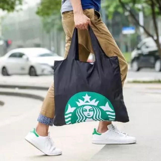 Starbucks Coffee(スターバックスコーヒー)の海外 スターバックス エコバッグ レディースのバッグ(エコバッグ)の商品写真