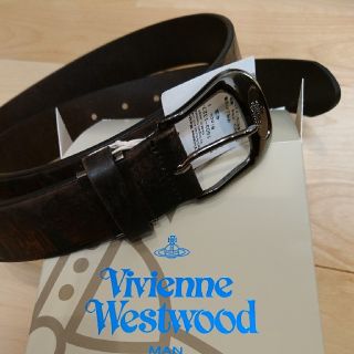 ヴィヴィアンウエストウッド(Vivienne Westwood)の新品！タグつき！ヴィヴィアン・ウエストウッド 牛革レザーベルト オーブロゴ(ベルト)